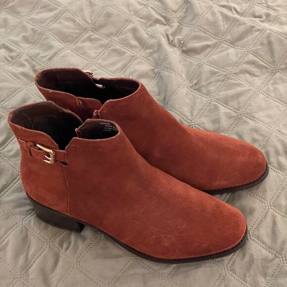 New Cole Haan Haidyn bootie scotch suede 10 B - Picture 3 of 10